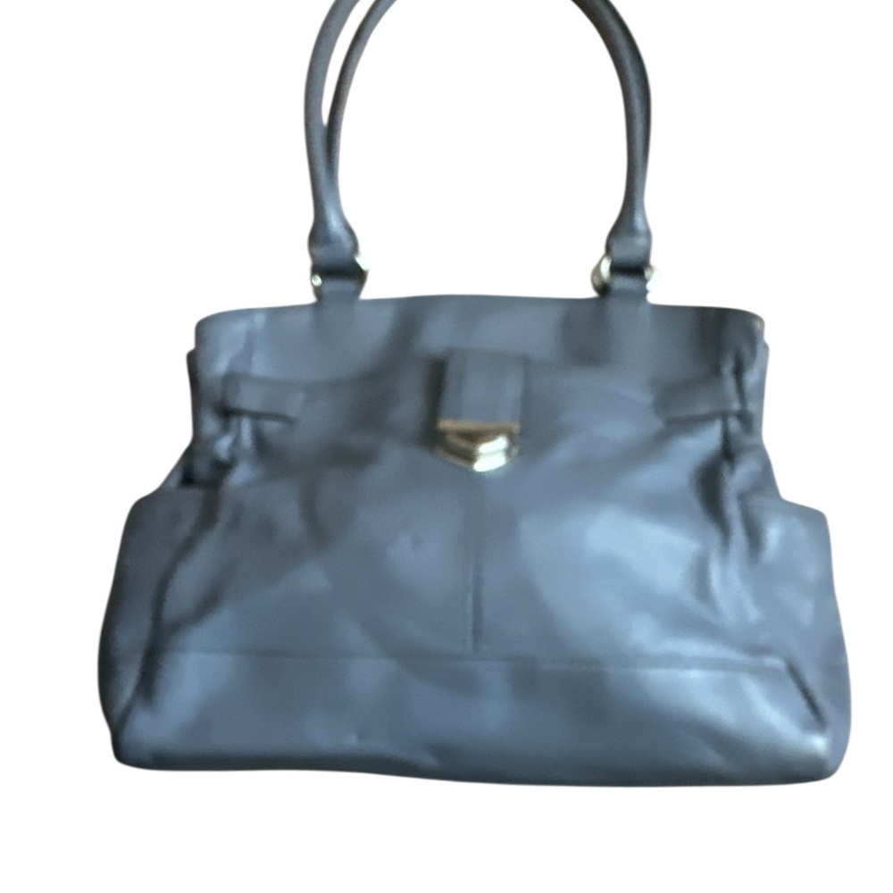 Tignanello Periwinkle Leather Handbag